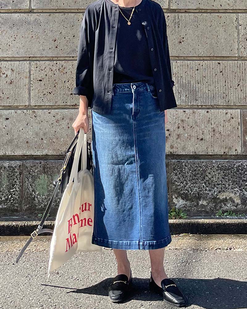 【Canaria Style】天竺コンパクトネックプルオーバー