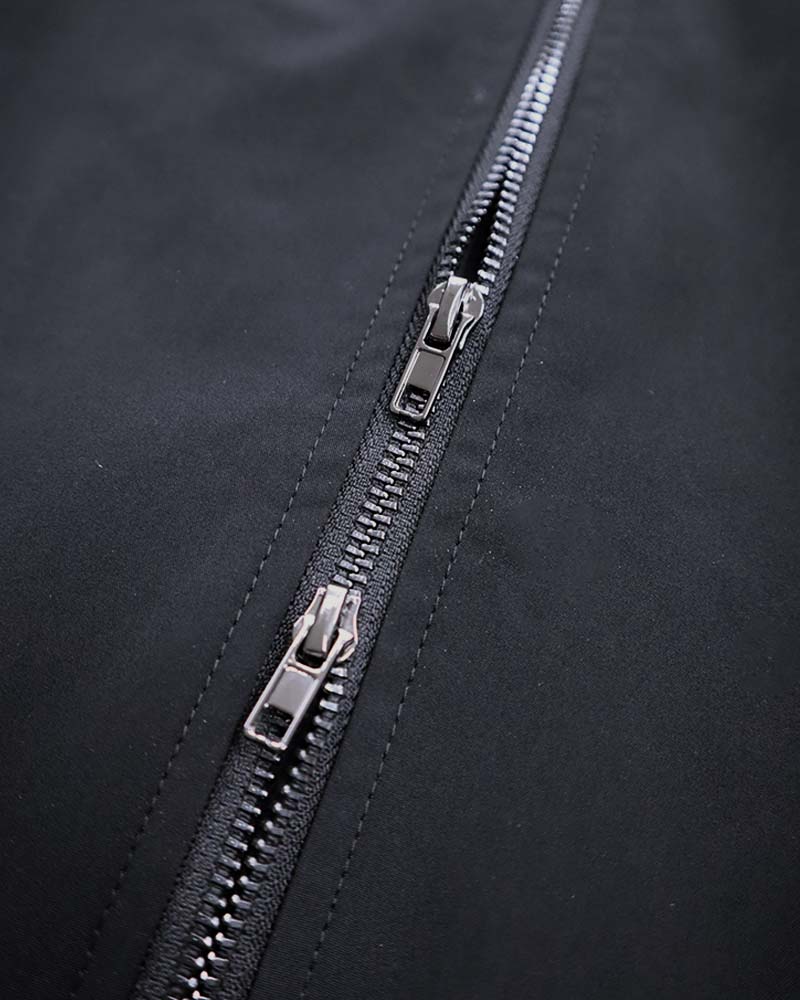 【otostyle】ボリュームスリーブノーカラーギャザーブルゾン