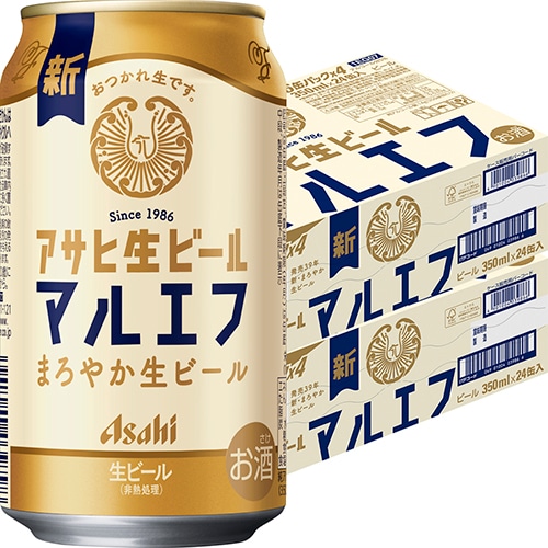 アサヒ 生ビール マルエフ 350ml×24本 2ケース(48本) ビール u-yu