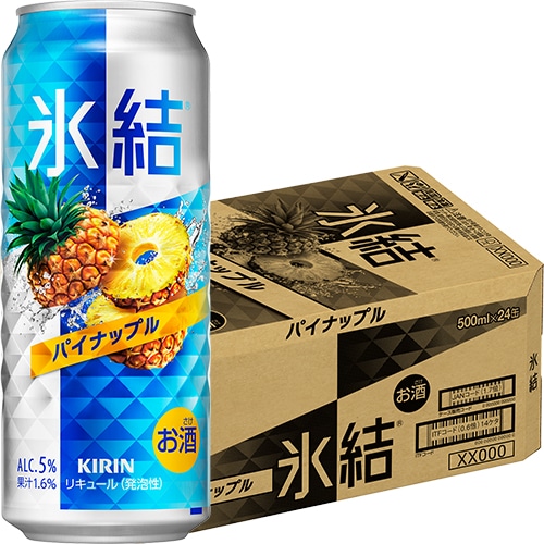 キリン 氷結 パイナップル 500ml×24本 1ケース ロング缶 u-yu