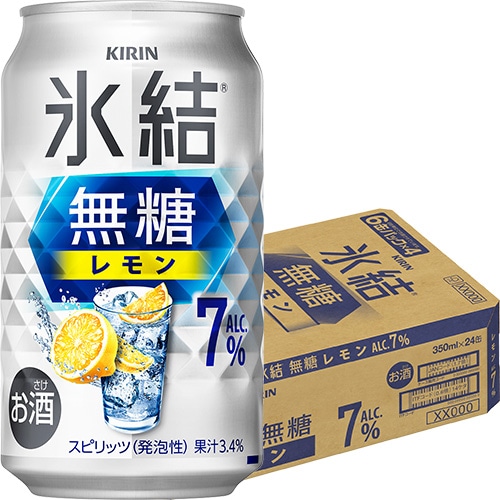 キリン 氷結 無糖 レモン 7％ 350ml×24本 1ケース u-sa