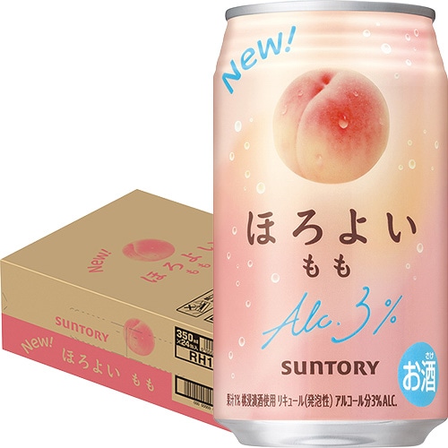 サントリー ほろよい もも 350ml×24本 1ケース チューハイ u-sa