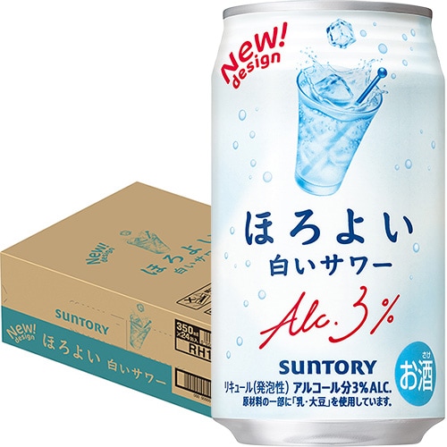 サントリー ほろよい 白いサワー 350ml×24本 1ケース チューハイ u-sa