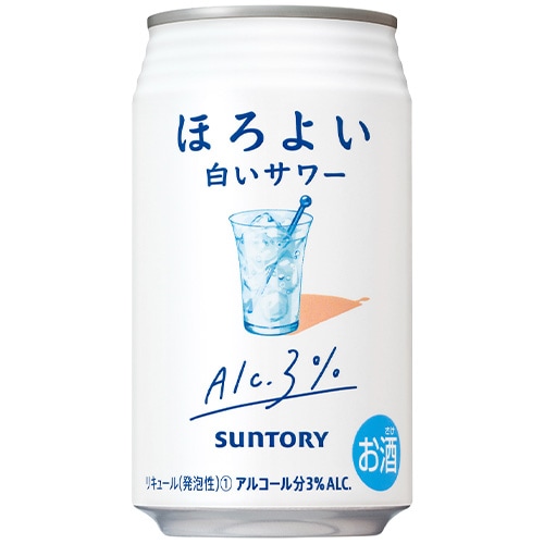 サントリー ほろよい 白いサワー 350ml×24本 2ケース(48本) チューハイ u-yu