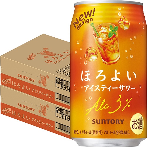サントリー ほろよい アイスティーサワー 350ml×24本 2ケース(48本) チューハイ u-yu