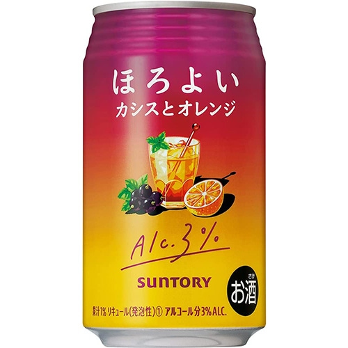 サントリー ほろよい カシスとオレンジ 350ml×24本 1ケース チューハイ u-sa