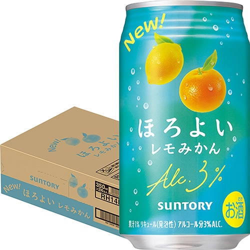サントリー ほろよい レモみかん 350ml×24本 1ケース チューハイ u-sa