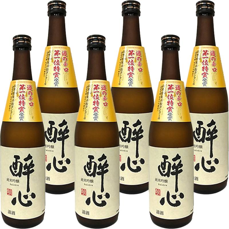 醉心山根本店 醉心 純米吟醸 稲穂 720ml×6本 醉心 広島 u-yu