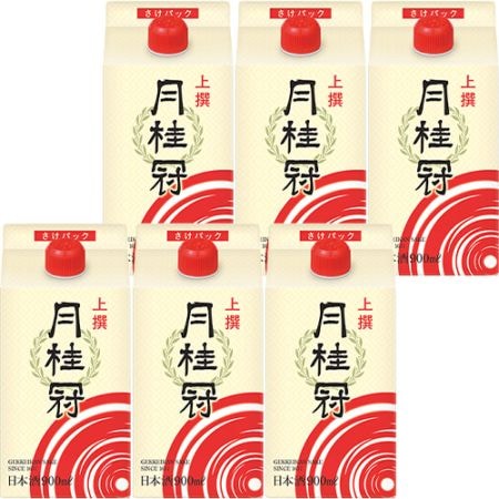 月桂冠 上撰 さけパック 900ml×6本 1ケース u-sa