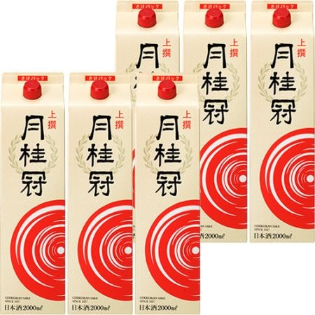 月桂冠 上撰 さけパック 2Lパック 2000ml×6本 1ケース u-yu