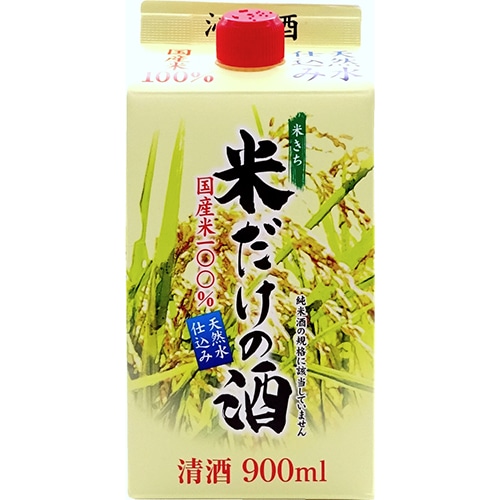 北関酒造 沁米酒 米だけの酒 900ml×6本 u-sa | 日本酒 | 酒のZenjin