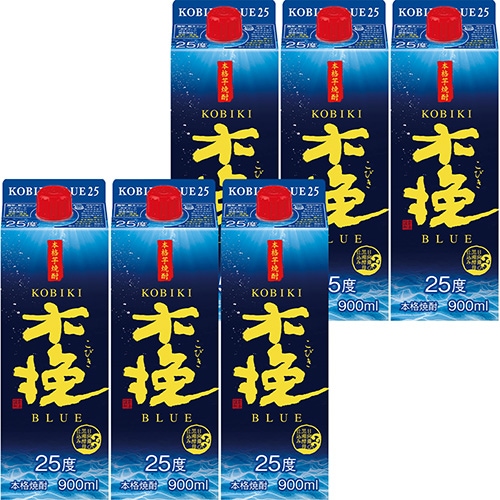 雲海酒造 芋焼酎 木挽BLUE ( ブルー ) 900mlパック 25度 900ml×6本 1ケース u-sa