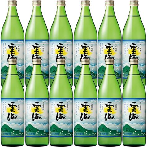 雲海酒造 そば焼酎 雲海 900ml 瓶 25度 900ml×12本 u-yu | 焼酎 | 酒の