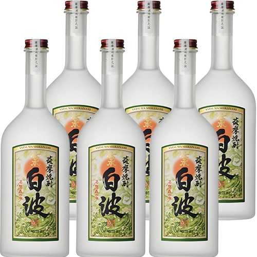 薩摩酒造 芋焼酎 伝承白波 25度 720ml×6本 u-yu