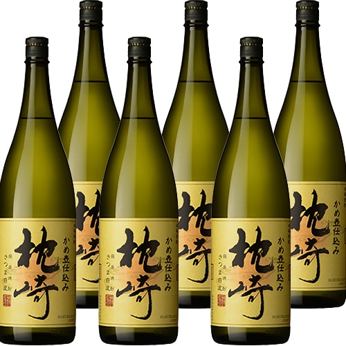 薩摩酒造 芋焼酎 かめ壺仕込み 枕崎 25度 1.8L 1800ml×6本 u-yu