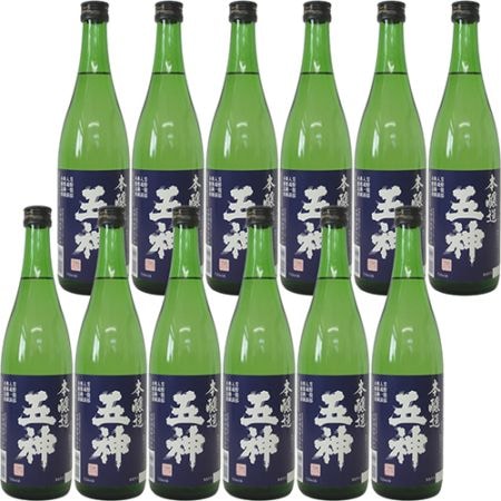 五條酒造 五神 本醸造 720ml×12本 奈良 u-yu