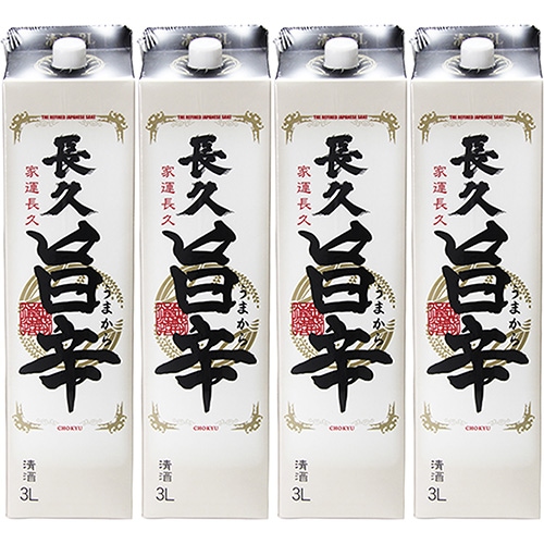 中野BC 長久 旨辛 3L パック 3000ml×4本 和歌山 1ケース u-yu