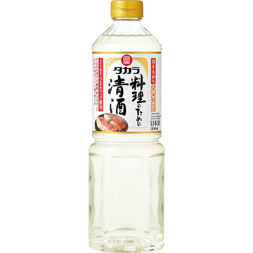 宝酒造 タカラ 料理のための清酒 1L ペット 1000ml×12本 料理酒 u-yu
