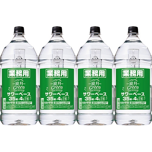 サントリー 鏡月サワーベース 35度 4000ml×4本 1ケース u-yu | 焼酎