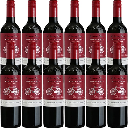 コノスル カベルネ・ソーヴィニヨン ビシクレタ レゼルバ 赤 750ml×12本 u-yu