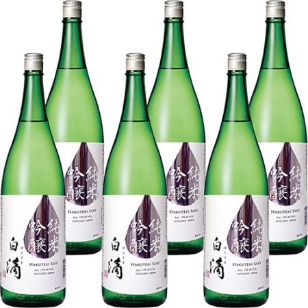 今西清兵衛商店 白滴 純米吟醸 1.8L瓶 1800ml×6本 奈良 u-yu