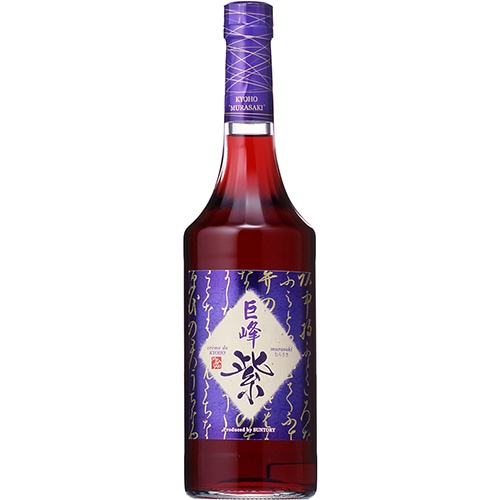 サントリー クレーム ド キョホウ 巨峰紫 700ml×12本 1ケース u-yu