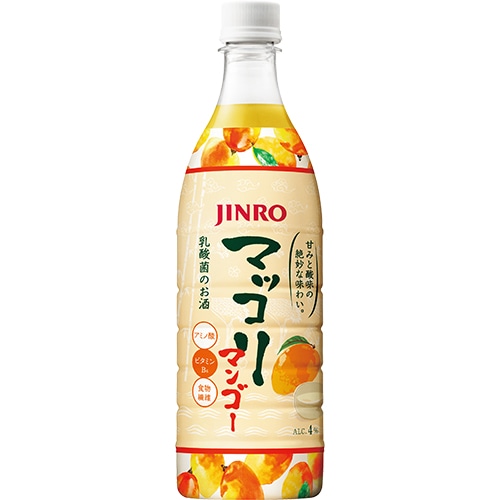 眞露 JINRO マッコリ マンゴー 750ml×12本 1ケース u-yu