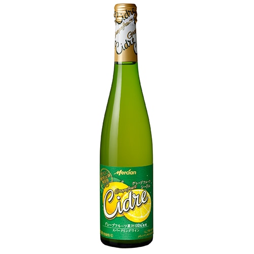 メルシャン おいしい酸化防止剤無添加ワイン グレープフルーツシードル 500ml×12本 u-yu