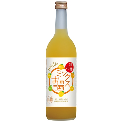 中埜酒造 國盛 フルリア 和柑橘ミックスのお酒 720ml×6本 1ケース u-yu