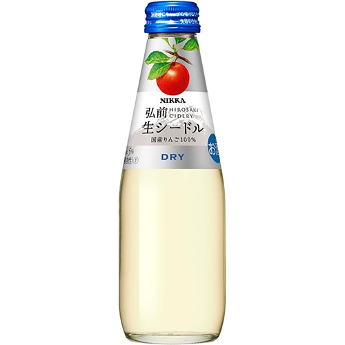 アサヒ ニッカ弘前 生シードル ドライ 200ml×24本 u-yu