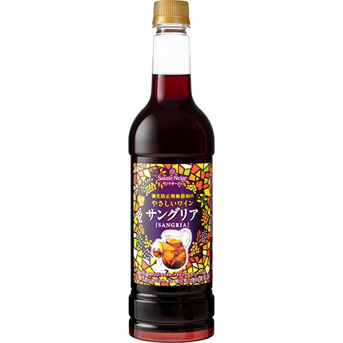 サントネージュ 酸化防止剤無添加のやさしいワイン サングリア ペットボトル 720ml×12本 u-sa