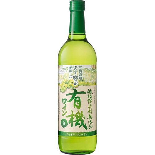 サントネージュ 酸化防止剤無添加 有機ワイン 白 720ml×12本 u-yu
