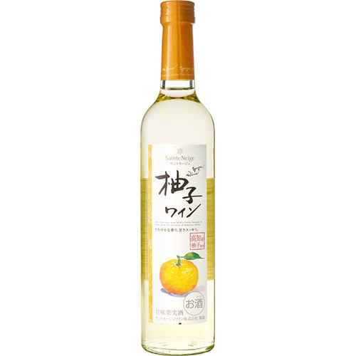サントネージュ 柚子ワイン 500ml×12本 1ケース u-yu