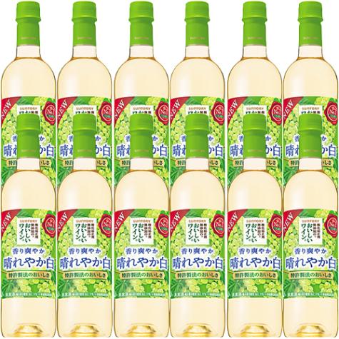 サントリー 酸化防止剤無添加のおいしいワイン。 白 ペットボトル 720ml×12本 1ケース u-sa