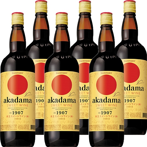サントリー 赤玉スイートワイン 赤 キングサイズ 1.8L瓶 1800ml×6本 u-yu