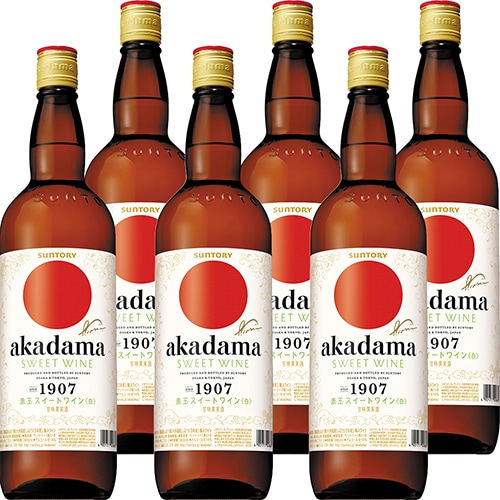 サントリー 赤玉スイートワイン 白 キングサイズ 1.8L瓶 1800ml×6本 u-yu