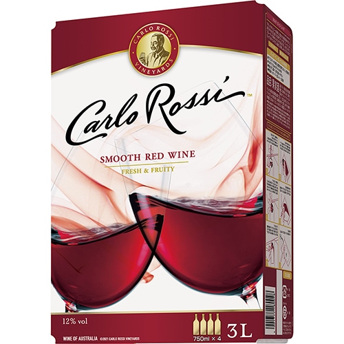 サントリー カルロ ロッシ レッド 赤 3L BIB バッグインボックス 3000ml×4本 u-yu