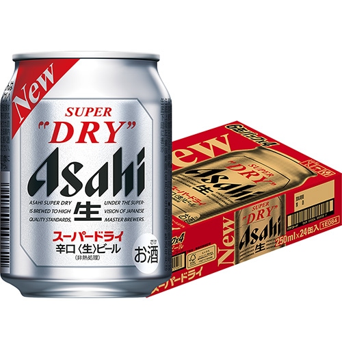 アサヒ スーパードライ 250ml×24本 1ケース ビール u-sa