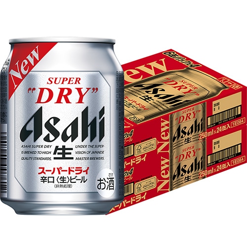 アサヒ スーパードライ 250ml×24本 2ケース(48本) ビール u-yu