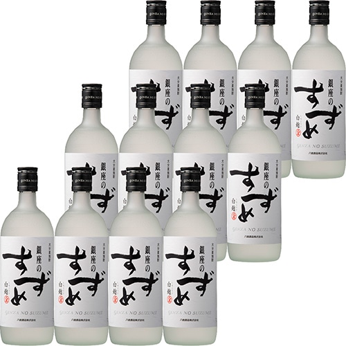 八鹿酒造 麦焼酎 銀座のすずめ 白麹 720ml×12本 大分 1ケース u-yu