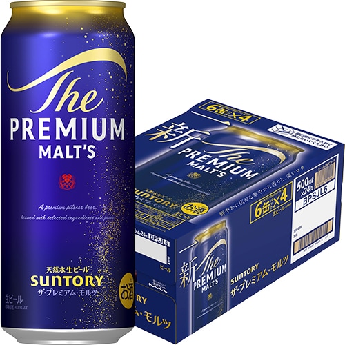 サントリー ザ・プレミアムモルツ 500ml×24本 1ケース ロング缶 ビール u-yu