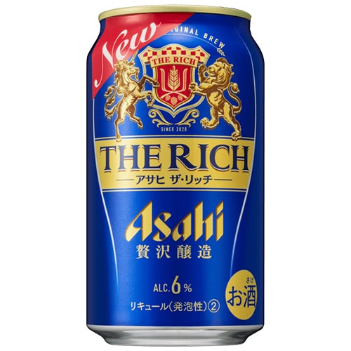 アサヒ アサヒ ザ・リッチ 350ml×24本 1ケース 発泡酒 ビール類 u-sa