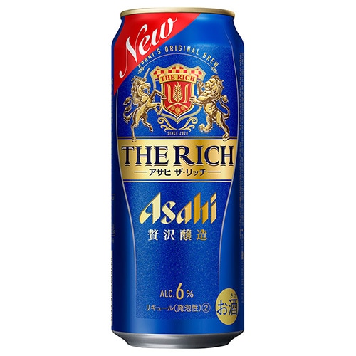 アサヒ アサヒ ザ・リッチ 500ml×24本 1ケース 発泡酒 ビール類 u-yu