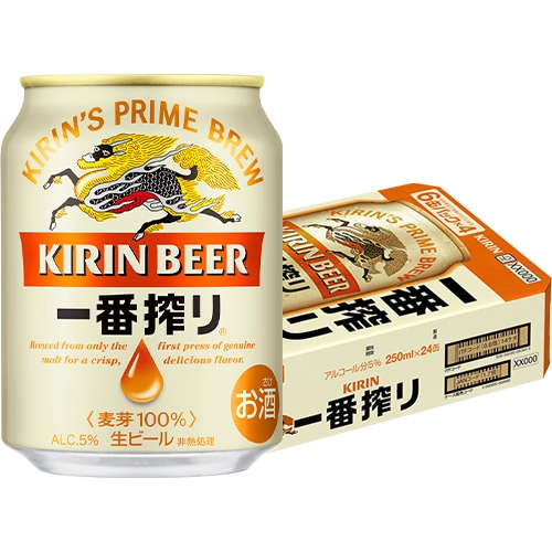 キリン 一番搾り 250ml×24本 1ケース ビール u-sa