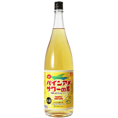 中野BC パインアメサワーの素 1.8L瓶 1800ml チューハイの素 u-yu