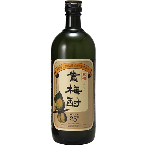 中野BC 貴梅酎 25度 720ml 化粧箱入 梅スピリッツ 梅焼酎 和歌山 u-yu