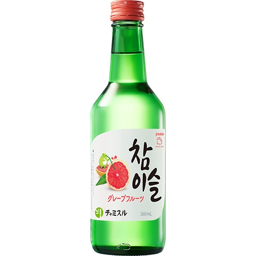 眞露 チャミスル グレープフルーツ 360ml×6本 u-yu