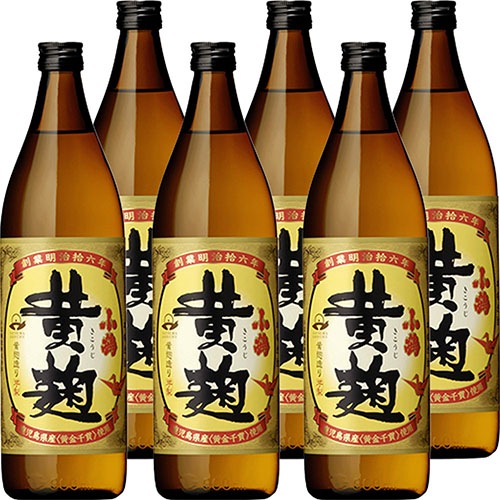 小正醸造 芋焼酎 小鶴 黄麹 900ml×6本 u-yu