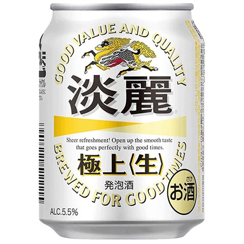 キリン 淡麗極上 生 250ml×24本 1ケース 発泡酒 ビール類 u-sa