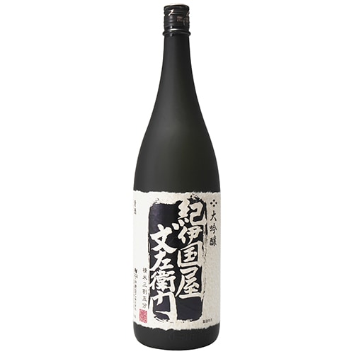 中野BC 大吟醸 紀伊国屋文左衛門 黒 1.8L瓶 1800ml×6本 和歌山 u-yu